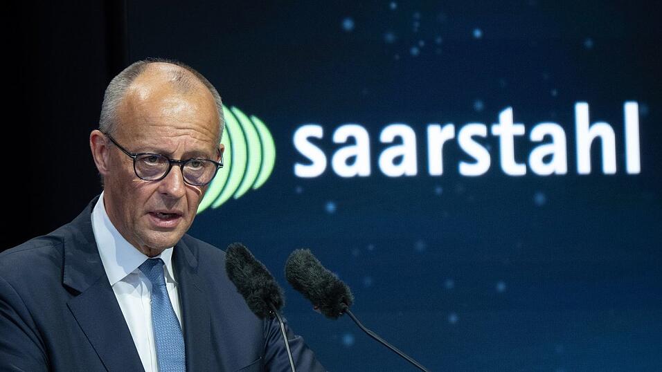 Merz bekennt sich zur Stahlindustrie in Deutschland Merz bekennt sich zur Stahlindustrie in Deutschland