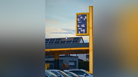 Der Preis flackert. Es geht den ganzen Tag ein bisschen rauf, ein bisschen runter.