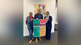 Amira Di Lorenzo, Bernhard Seyller und Sevim Kaya präsentierten das Programm des Fests der Kulturen.