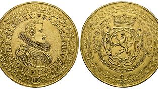 Es gibt nur vier bekannte Exemplare dieser Riesenmünze. (Archivbild) Es gibt nur vier bekannte Exemplare dieser Riesenmünze. (Archivbild)