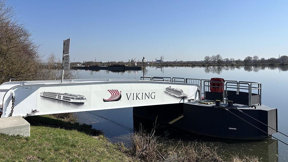 2017 baute die Reederei Viking Technical GmbH westlich der Schleuse Anlegestellen f&uuml;r bis zu sieben Kabinenschiffe gleichzeitig.