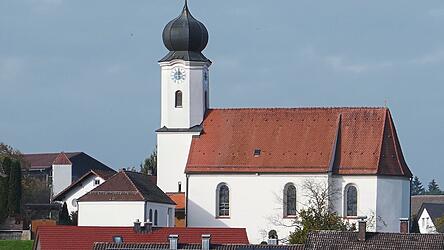Die Filialkirche St. Mauritius Welchenberg von S&uuml;den