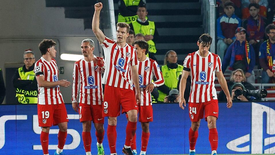 Ex-Bundesligaprofi Alexander S&ouml;rloth (M) traf f&uuml;r Atl&eacute;tico.