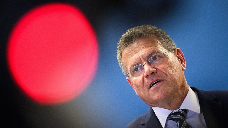 Treibt Arbeiten an möglichen Gegenmaßnahmen voran: EU-Handelskommissar Maros Sefcovic. (Archivbild) Treibt Arbeiten an möglichen Gegenmaßnahmen voran: EU-Handelskommissar Maros Sefcovic. (Archivbild)