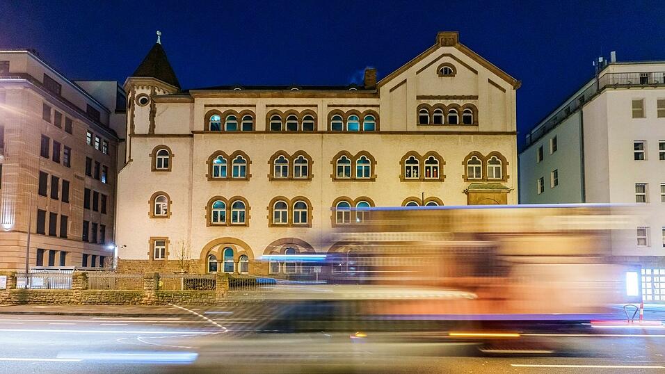 Die Schule des vermissten Jungen in Frankfurt.