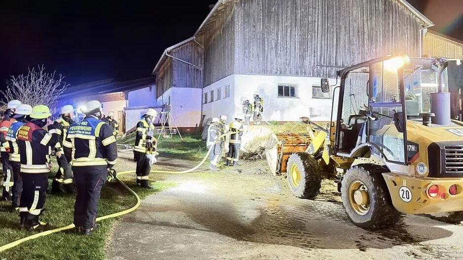 Die Einsatzkr&auml;fte l&ouml;schten den Brand in Furth im Wald rechtzeitig ab.