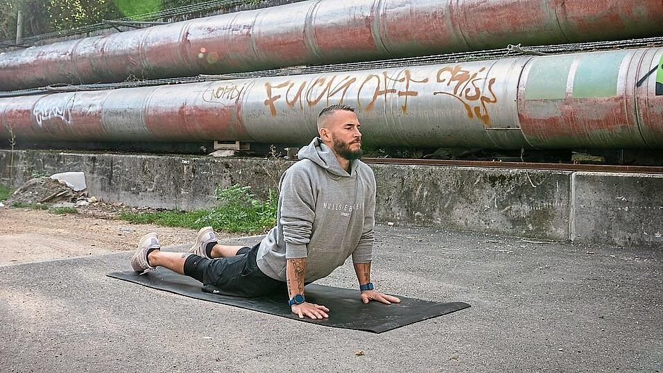 Training draußen: Tobias Gunst gibt auch Outdoor-Kurse Training draußen: Tobias Gunst gibt auch Outdoor-Kurse
