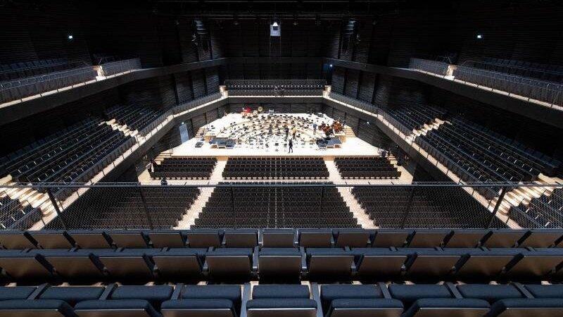 Der Konzertsaal der neuen Isarphilharmonie M&uuml;nchen.