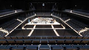 Der Konzertsaal der neuen Isarphilharmonie München. Der Konzertsaal der neuen Isarphilharmonie München.