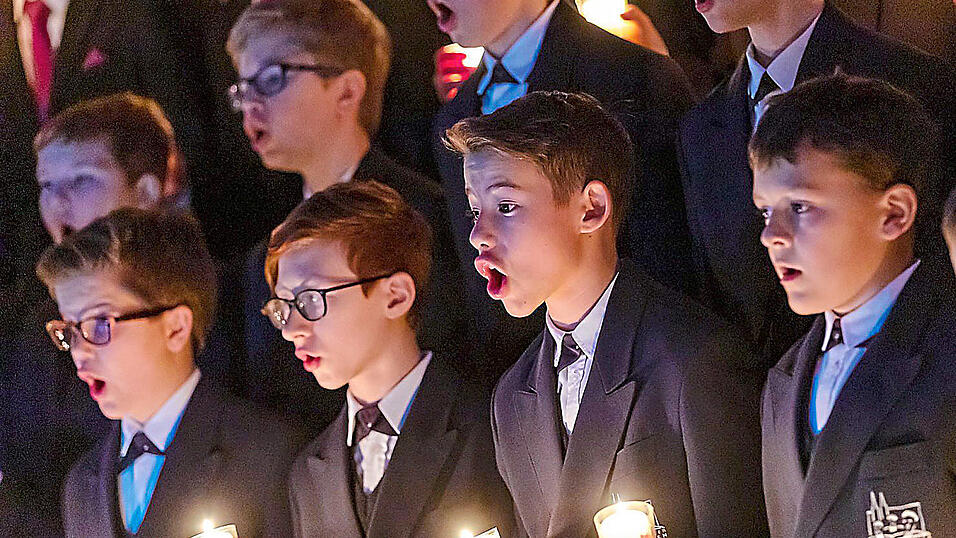 Der Knabenchor der Domspatzen, hier bei einem der letzten Weihnachtskonzerte.