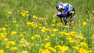 Florian Lipowitz legte ein &uuml;berzeugendes Zeitfahren ab.