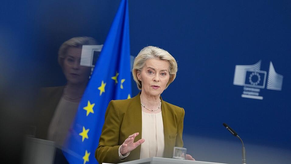 Will Russland mit neuen Sanktionen die Kriegsführung gegen die Ukraine erschweren: EU-Kommissionspräsidentin Ursula von der Leyen. (Archivbild) Will Russland mit neuen Sanktionen die Kriegsführung gegen die Ukraine erschweren: EU-Kommissionspräsidentin Ursula von der Leyen. (Archivbild)