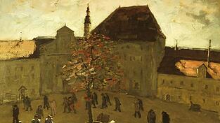 Kultur im Burghof: ein Gemälde des Künstlers Josef Nassy von 1943