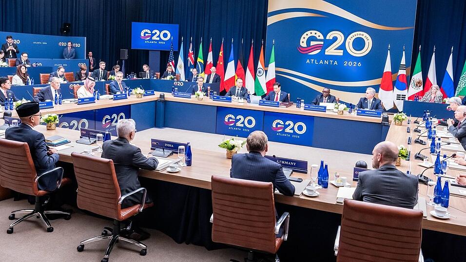 Die Au&szlig;enminister der G20-Runde der gro&szlig;en Industrie- und Schwellenl&auml;nder beraten in Atlanta unter anderem &uuml;ber die Folgen der Kriege in der Ukraine und im Iran.