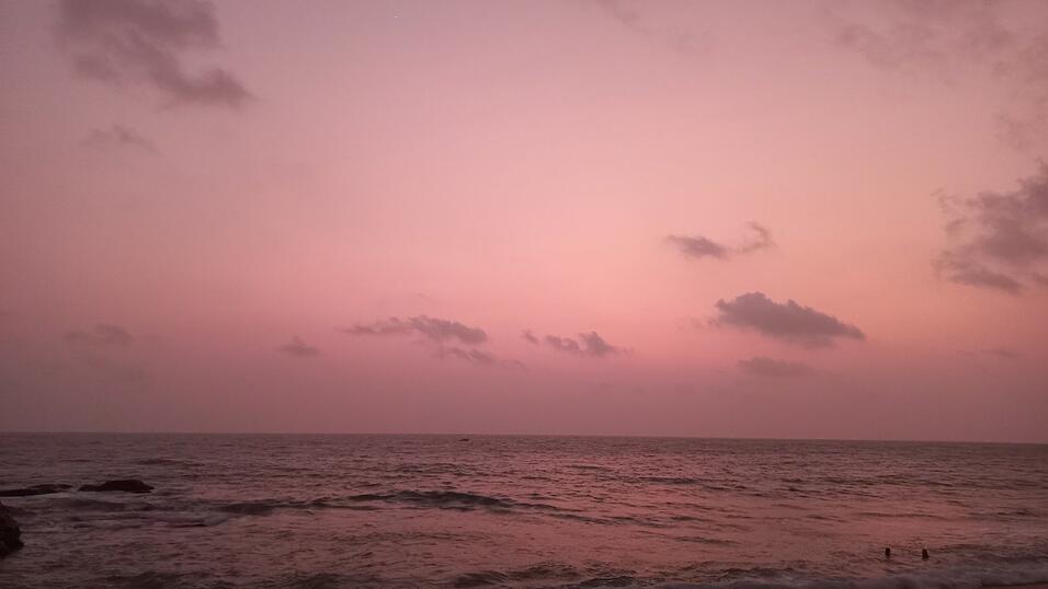 Die Stadt Galle liegt direkt an der Küste. Hier kann man es am Strand gut aushalten.