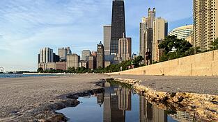 Am Lake Michigan bereitet sich die Nationalmannschaf nach der Ankunft in Amerika weiter auf die WM vor.
