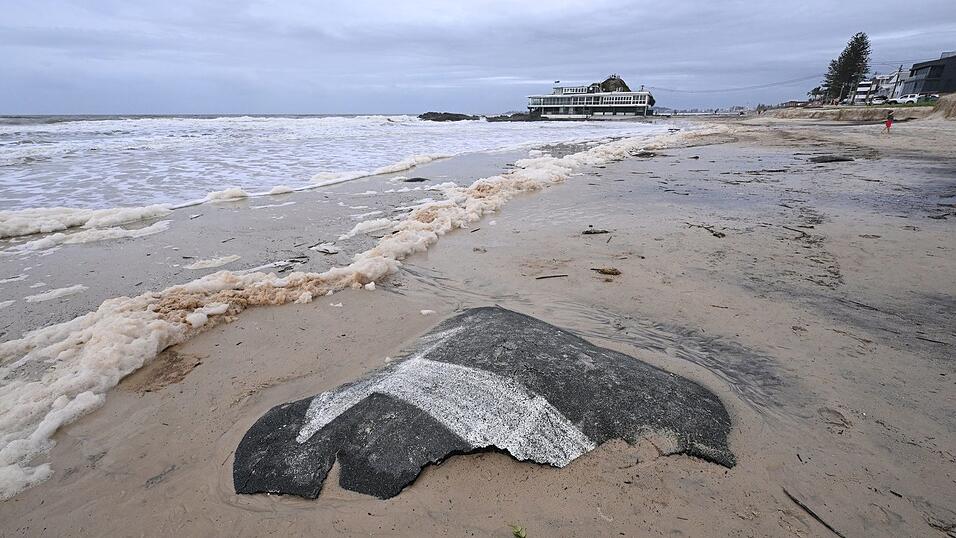 «Alfred» hat hunderte Kilometer Strand erodiert.