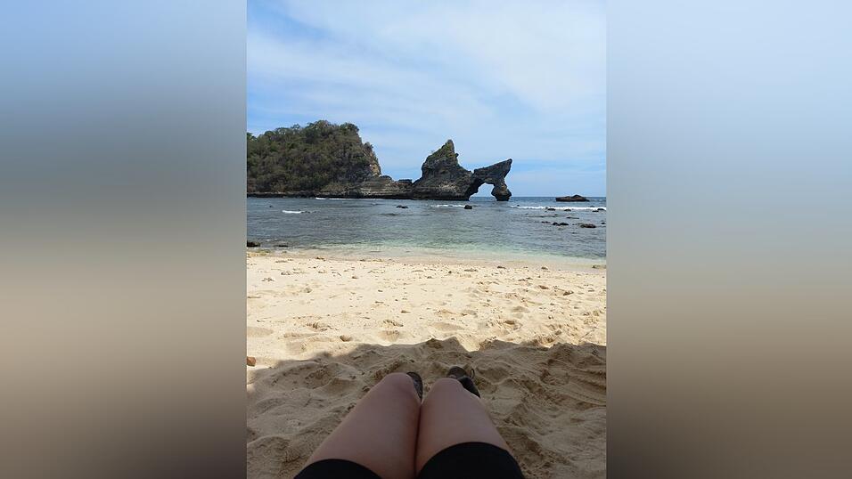 Einen Abstecher hat Kati Auerswald auch auf eine kleine Insel nahe Bali gemacht: Nusa Penida.