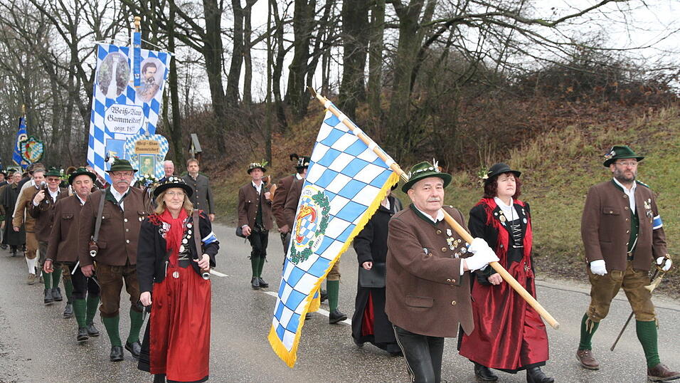 Zum 41. Mal trafen sich am Samstag Patrioten und Königstreue zum Winterpatriotentreffen. (Foto: Katharina Baumeister)
