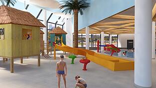 Der neue Splash-Bereich soll Kleinkindern zukünftig mehr Platz bieten. Der neue Splash-Bereich soll Kleinkindern zukünftig mehr Platz bieten.