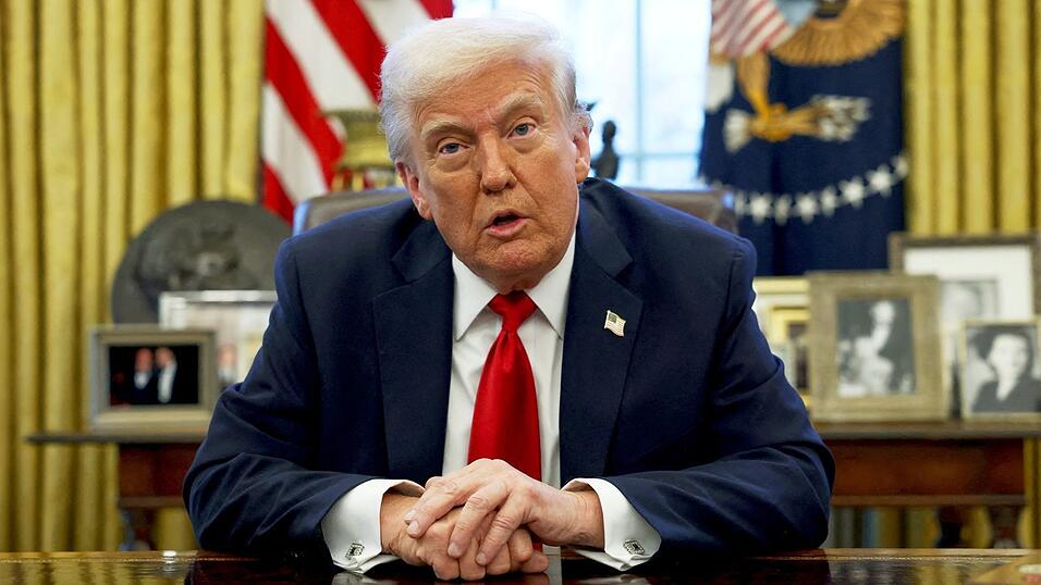 Trump macht eine folgenreiche Zollankündigung.