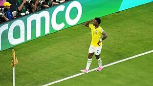 Vinicius Junior feierte zwei Tore f&uuml;r Brasilien.