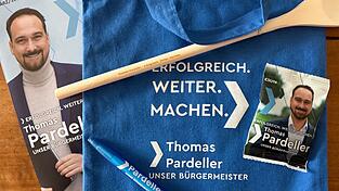 B&uuml;rgermeisters Thomas Pardeller (CSU) warb um seine Wiederwahl. (Archivbild)