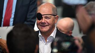 Olaf Scholz bei der Eröffnung der Internationalen Automobil-Ausstellung (IAA) in München. 