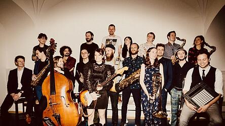 Die Monika Roscher Bigband eröffnet das 42. Bayerische Jazzweekend im Gewerbepark.