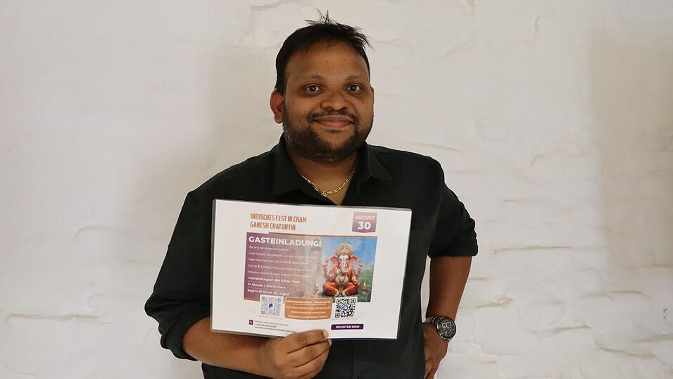 Als Arun Kumar Gunnala vor zw&ouml;lf Jahren zum Studieren von Indien nach Deutschland zieht, f&uuml;hlt er sich einsam. Damit sich seine Landsleute in Cham von Anfang an wohler f&uuml;hlen, veranstaltet er nun ein indisches Kulturfest, um sie miteinander - aber auch mit der Kreisstadt - zu verbinden.