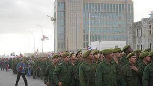 Seit der Revolution 1959 unter den linken Revolutionsf&uuml;hrer Fidel Castro sind die Beziehungen zwischen Kuba und den USA angespannt. (Archivbild)