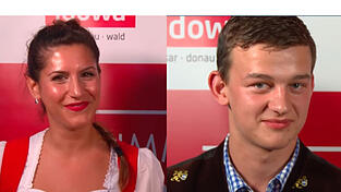 Mina U. und Ludwig R. sind Miss und Mister Single-Couch 2018.