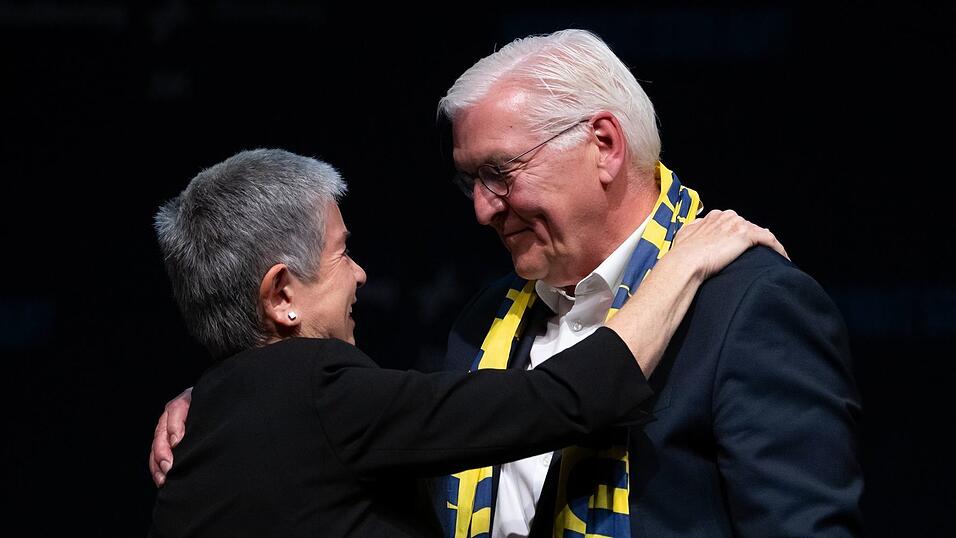 Der Bundespr&auml;sident war auf dem Katholikentag zu Gast.