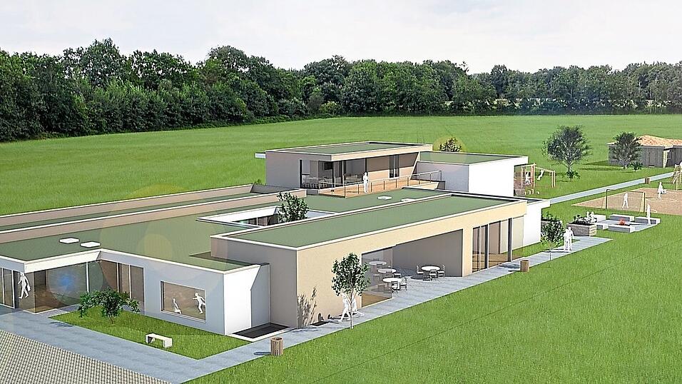 Im Nachsorgezentrum sollen Gemeinschaftsr&auml;ume, K&uuml;che, Werkr&auml;ume, Therapiezimmer, eine Sporthalle, drei Apartments und eine Hausmeisterwohnung unterkommen.