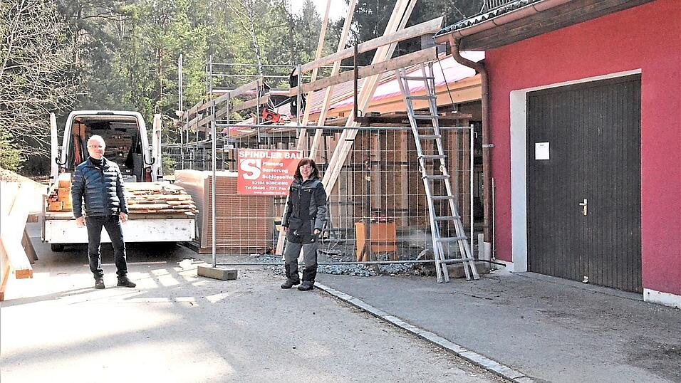 Hier sieht man den &Uuml;bergang zum alten Wachh&auml;uschen.