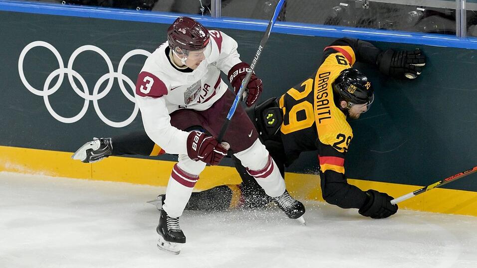 Reinfall f&uuml;r Leon Draisaitl und Co.: Gegen Lettland setzt es die erste Niederlage bei Olympia.