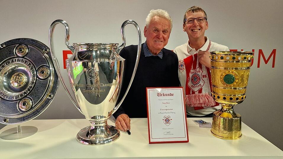 Sepp Maier ist Ehrenmitglied des Bayernfanclubs Pilsting.