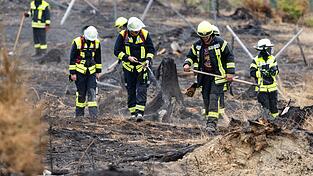 150 Einsatzkräfte sind derzeit in Thüringen noch im Einsatz.