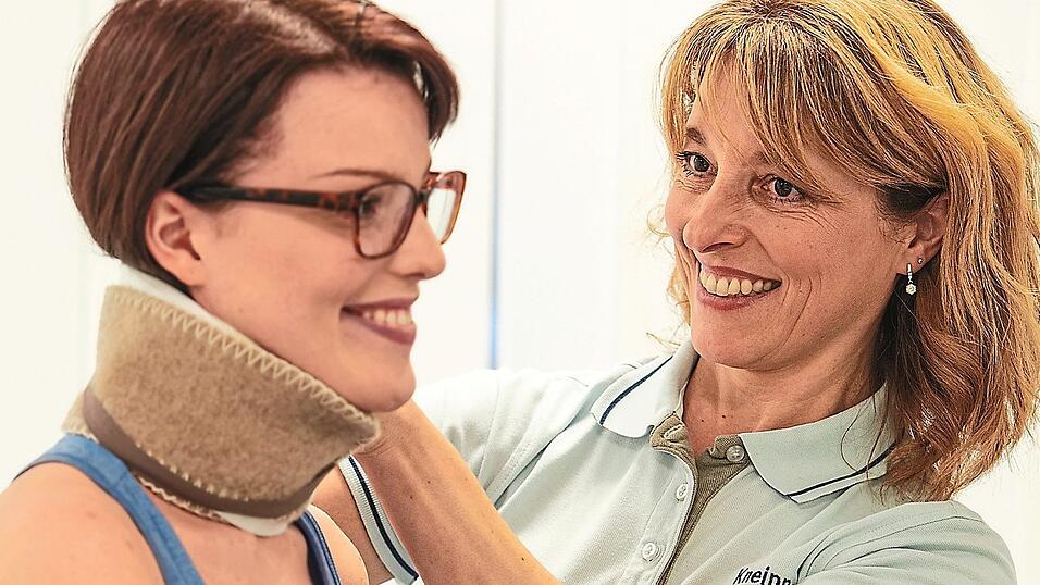 Einfach, aber effektiv: der Halswickel. Einfach, aber effektiv: der Halswickel.