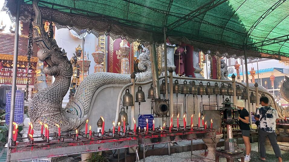In Chiang Mai gibt es sehr viele Tempel.