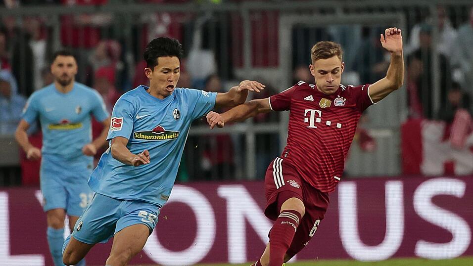 Langsam unter Druck: Joshua Kimmich (r.). Langsam unter Druck: Joshua Kimmich (r.).