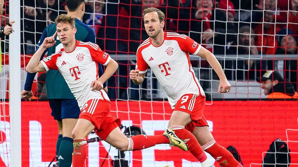 Gute Erinnerung an den FC Arsenal hat Joshua Kimmich (l) Gute Erinnerung an den FC Arsenal hat Joshua Kimmich (l)