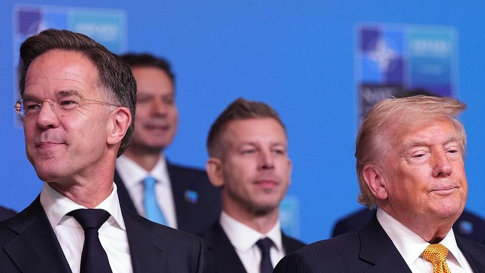 Rutte und Trump: Zwischen den beiden kam es zu einem ungewöhnlichen Schlagabtausch. Rutte und Trump: Zwischen den beiden kam es zu einem ungewöhnlichen Schlagabtausch.