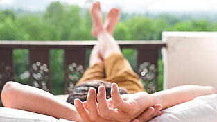 Beim Nichtstun entspannt sich auch unser Darm.