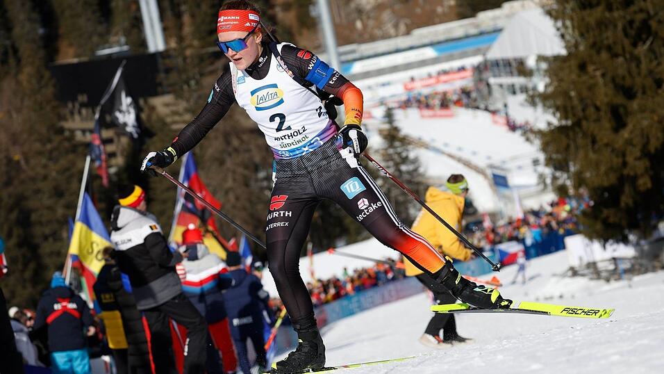 Als Sechste gehörte Selina Grotian erneut zu den Top-Biathletinnen in Antholz.