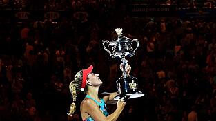 Angelique Kerber gewann vor zehn Jahren bei den Australian Open ihren ersten Grand-Slam-Titel.
