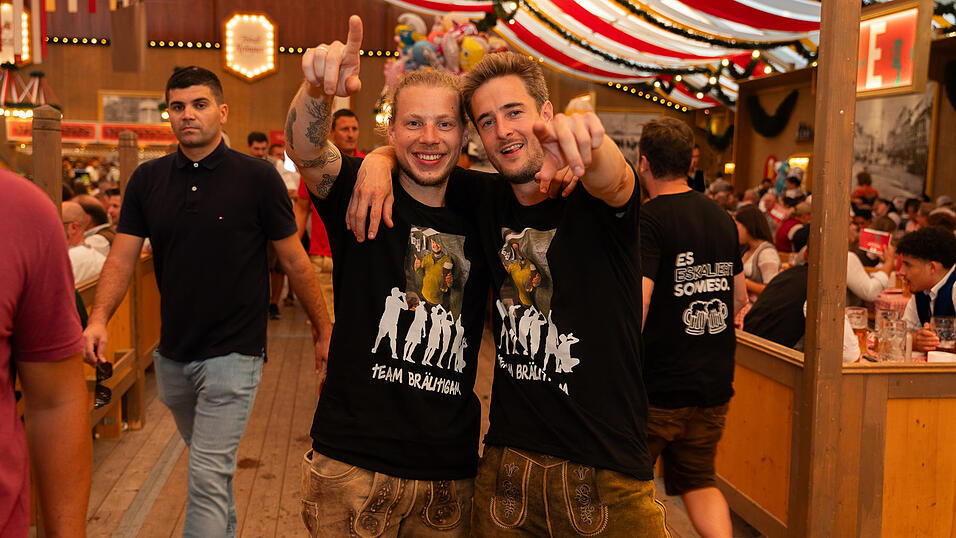 Die Partybilder vom Samstag, 19. August 2023, aus dem Festzelt Krönner. Die Partybilder vom Samstag, 19. August 2023, aus dem Festzelt Krönner.