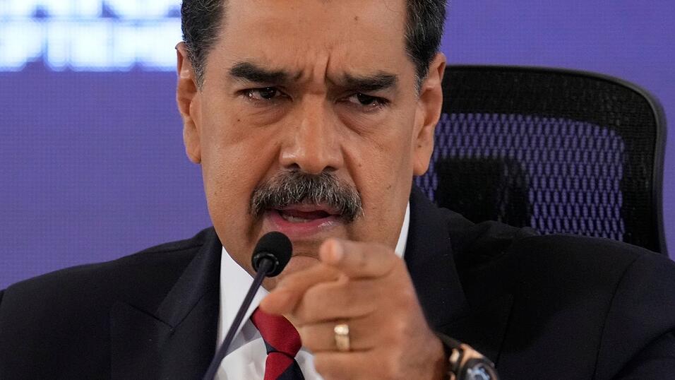 Venezuelas Staatschef Maduro wirft den USA vor, das Öl seines Landes im Visier zu haben. Venezuelas Staatschef Maduro wirft den USA vor, das Öl seines Landes im Visier zu haben.