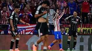 Eintracht Frankfurt war bei Atlético Madrid chancenlos.
