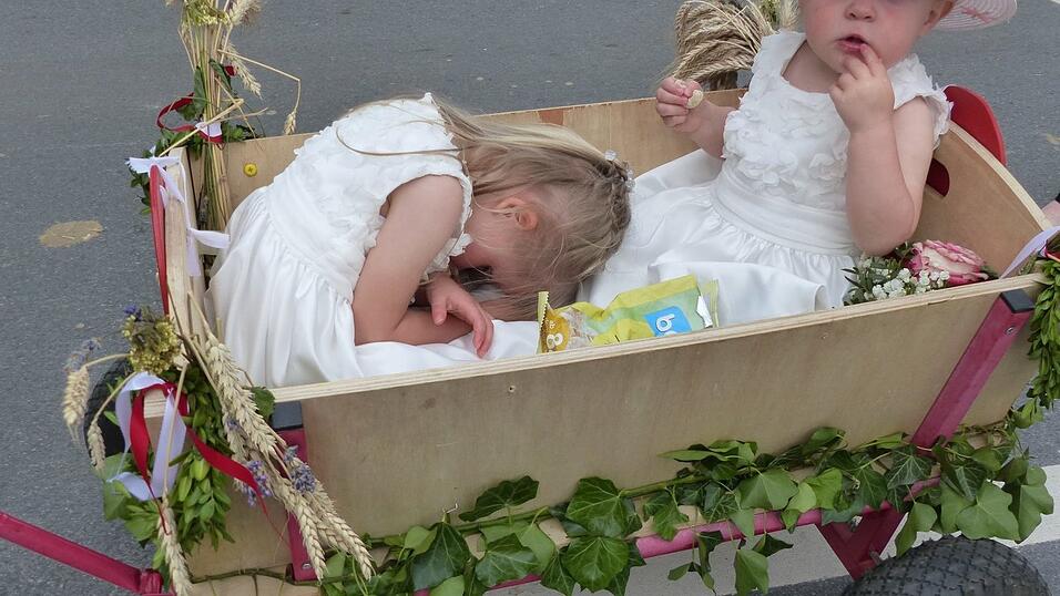 So ein Festsonntag kann ganz sch&ouml;n m&uuml;de machen.